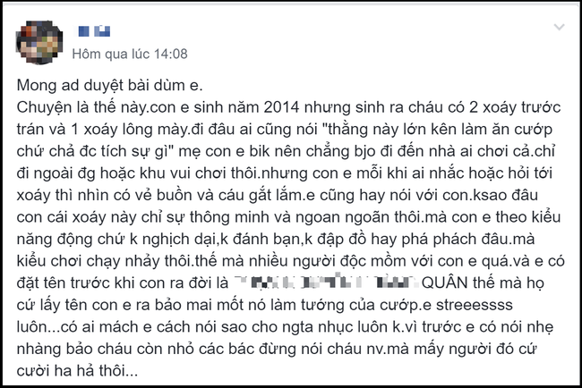 Sinh con có xoáy lông mày, cậu bé bị hàng xóm mỉa mai và xa lánh, nguyên nhân lại oái oăm thế này - Ảnh 1.