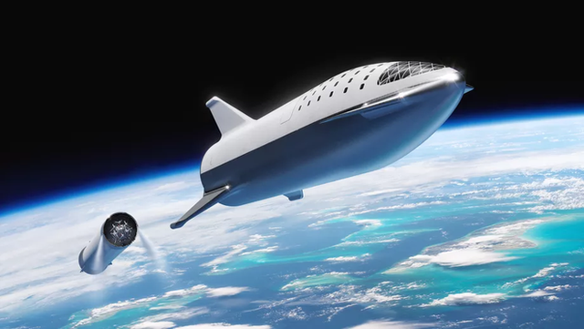 Elon Musk ra mắt hệ thống tên lửa Starship mới: mạnh gấp đôi hệ thống phóng Saturn 5 huyền thoại, khoang chứa được 100 người, có thể tự động đáp đất - Ảnh 1.