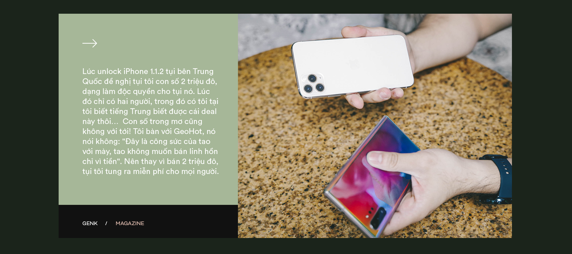 Phỏng vấn người Việt từng hack iPhone đời đầu, cộng sự của huyền thoại GeoHot, vừa chuyển phe sang Android vì quá chán iOS - Ảnh 8.