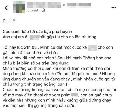 Xôn xao thông tin bé gái đi học bằng xe ôm bị tài xế ép xem phim khiêu dâm, may mắn tự cứu được mình bằng hành động can đảm - Ảnh 1.