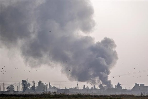 CẬP NHẬT: Máy bay UAV Thổ Nhĩ Kỳ bị bắn rơi - Chiến sự đẫm máu chưa từng có, SDF phản đòn quyết liệt - Ảnh 14. CẬP NHẬT: Máy bay UAV Thổ Nhĩ Kỳ bị bắn rơi - Chiến sự đẫm máu chưa từng có, SDF phản đòn quyết liệt - Ảnh 14.