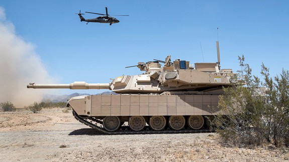Mỹ bắt đầu trang bị hệ thống phòng thủ chủ động trên xe tăng Abrams - Ảnh 1.