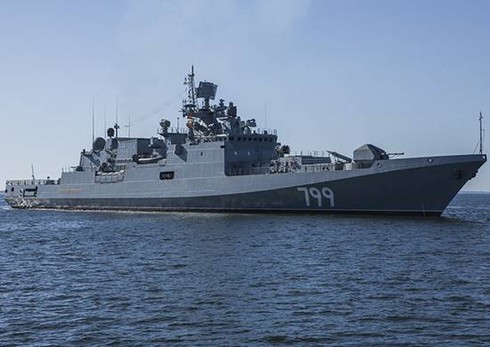Chiến hạm Nga mới tập trận ngoài khơi Syria khủng cỡ nào? - Ảnh 1.