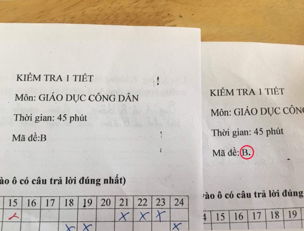 Thấu hiểu tâm lý học sinh trong giờ kiểm tra, cô giáo đặt mã đề cực độc khiến ai nấy phì cười - Ảnh 2.