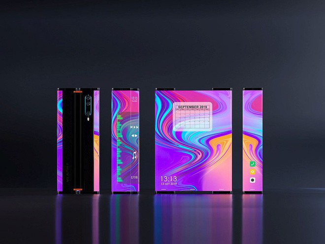 Mời xem ảnh dựng 3D Xiaomi Mi MIX Alpha 2 tuyệt đẹp với màn hình có thể cuộn ở hai bên, biến hình thành máy tính bảng - Ảnh 4.