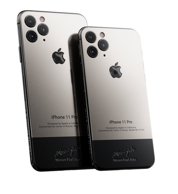 Bản iPhone 11 chỉ dành cho ai sinh ra ở vạch đích: Bọc giáp titan, đính vải áo len của Steve Jobs, giá 225 triệu - Ảnh 1.