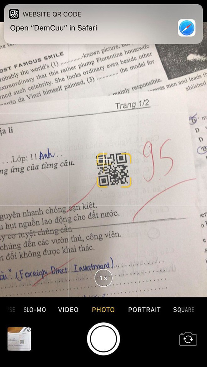 Cô giáo chơi khó học sinh khi in mã đề QR, nhưng điều bất ngờ nhất là scan lại ra hàng tá điều thú vị - Ảnh 1.
