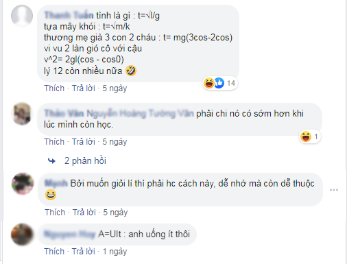 Cười bò với cách ghi nhớ công thức vật lý, phải công nhận học sinh thời nay quá sáng tạo - Ảnh 3.