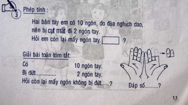 Phụ huynh phát hiện bài toán chặt đầu của học sinh lớp 2: Không hiểu đang dạy học hay chiếu phim kinh dị - Ảnh 2.