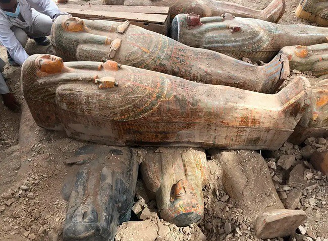 Phát hiện 30 xác ướp Ai Cập được bảo quản hoàn hảo suốt 3.000 năm - Ảnh 11.