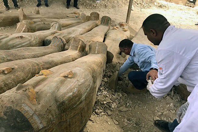 Phát hiện 30 xác ướp Ai Cập được bảo quản hoàn hảo suốt 3.000 năm - Ảnh 6.