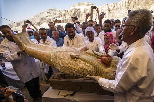 Phát hiện 30 xác ướp Ai Cập được bảo quản hoàn hảo suốt 3.000 năm - Ảnh 10.
