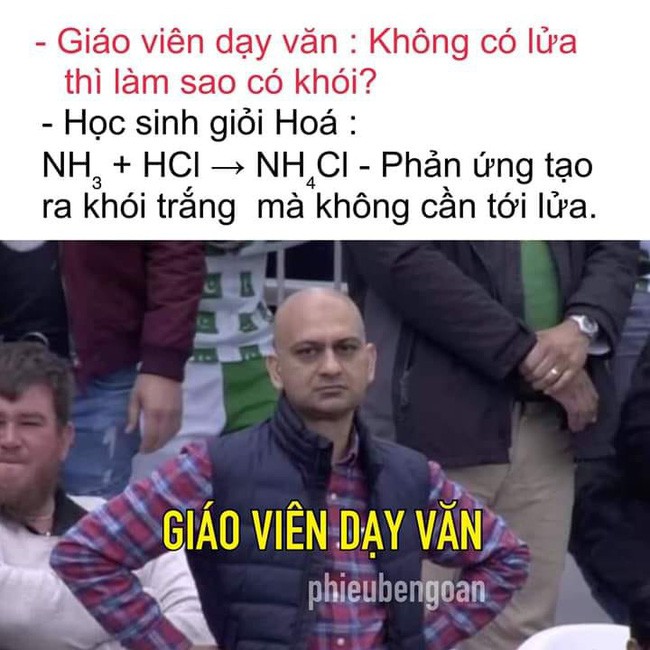 Giáo viên dạy Văn khẳng định không có lửa làm sao có khói, học sinh lớp Hóa hùng hồn chứng minh ngược khiến cô cũng câm nín - Ảnh 1.