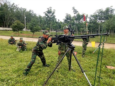 Chiến trường K: Hồi hộp ra chốt - Tân binh lần đầu khai hỏa đại liên 12,8 ly - Ảnh 4.