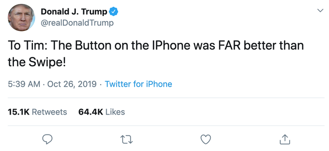 Chiếc iPhone SE 2 sắp ra mắt chắc chắn là mẫu smartphone dành cho Tổng thống Trump vì 1 lý do quan trọng - Ảnh 1.