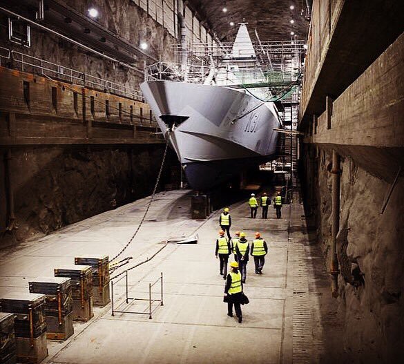Thụy Điển khôi phục căn cứ hải quân ngầm lớn nhất thế giới - Ảnh 3.