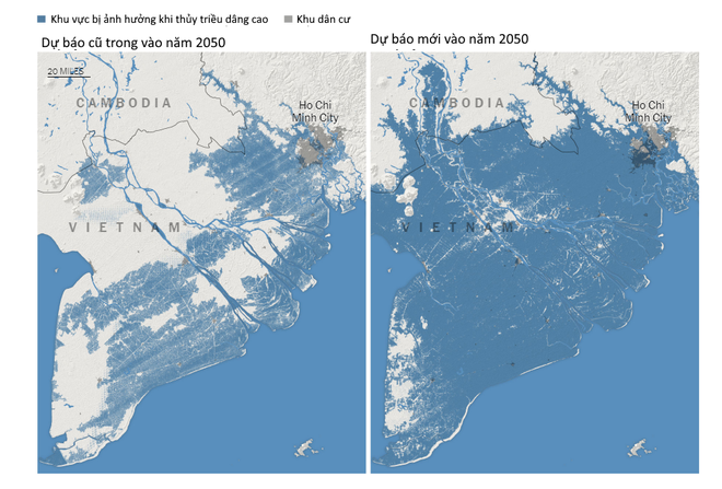 Tạp chí Nature: TP.HCM và hầu hết miền Nam Việt Nam sẽ chìm dưới nước sau 31 năm nữa - Ảnh 1.