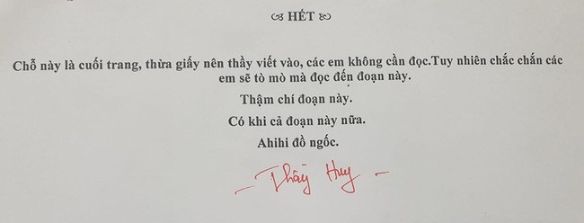 Dễ thương như thầy giáo trường người ta, sợ học sinh đọc lý thuyết nhiều đau đầu nên lén thả 1 câu cực lầy vào tài liệu - Ảnh 3.