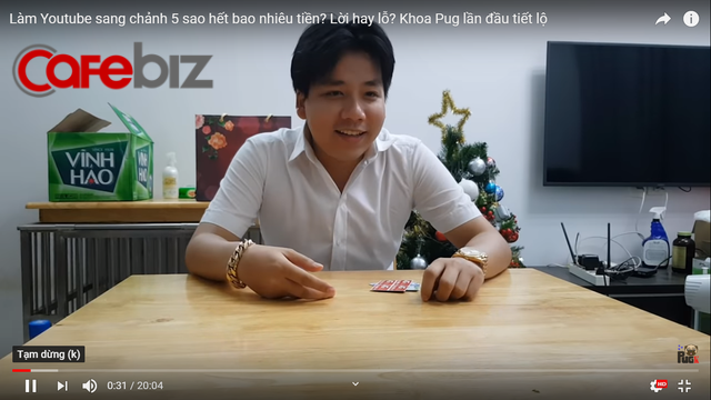 Làm Youtuber du lịch 5 sao lời hay lỗ? Khoa Pug nói “Lời”, tiết lộ bán một căn nhà để làm Youtube, 1 năm du lịch tiêu tổng cộng 3 tỷ đồng, dành 150 ngày ở khách sạn 5 sao - Ảnh 1.