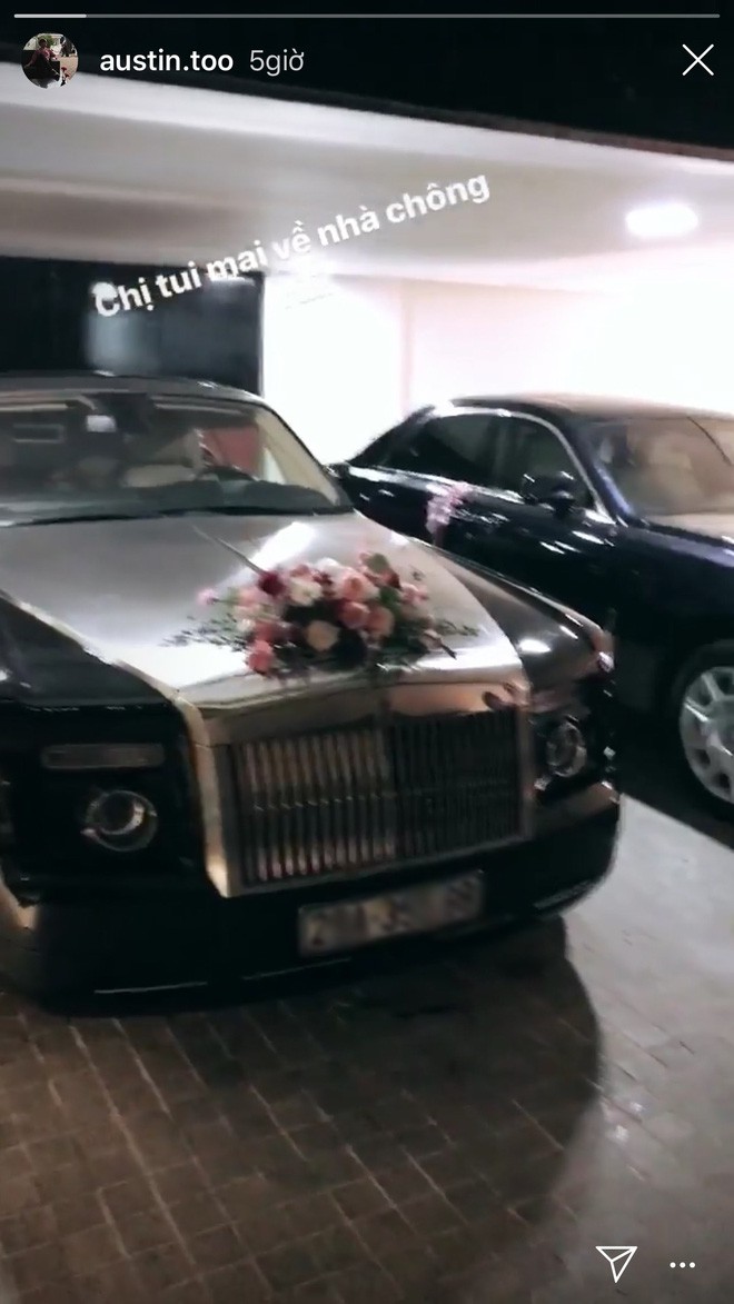 Rich kid Giang Lê xinh xuất sắc trong ngày cưới, chỗ đỗ dàn Rolls Royces tiết lộ vị trí đắc địa của nhà gái ở Hà Nội - Ảnh 10.