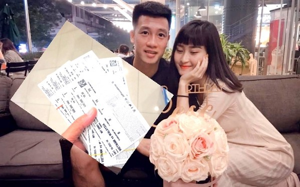 Bạn gái Huy Hùng khiến fan ghen tị vì được tặng cả tập vé xem Việt Nam - Ảnh 2.