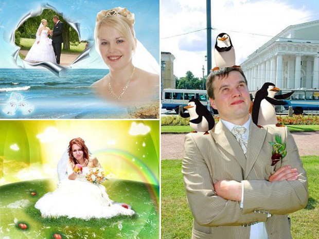 Hồn vía lên mây khi các phó nháy người Nga trổ tài photoshop ảnh cưới, báo hại gia chủ khóc dở mếu dở - Ảnh 13.