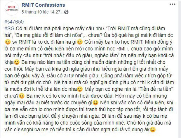 Phận là rich kid nhưng đi xin việc làm thêm nam sinh RMIT bị cà khịa cực đau: “Ba mẹ giàu rồi đi làm chi nữa - Ảnh 4.