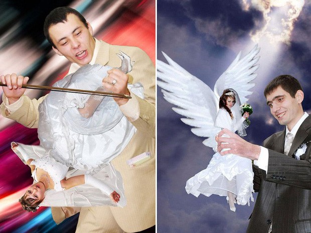 Hồn vía lên mây khi các phó nháy người Nga trổ tài photoshop ảnh cưới, báo hại gia chủ khóc dở mếu dở - Ảnh 9.