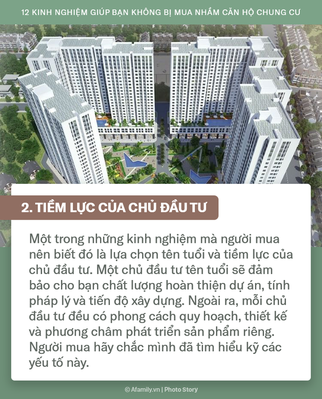 12 kinh nghiệm bổ ích được truyền lại từ những người đi trước dành cho ai đang có ý định mua chung cư - Ảnh 2.