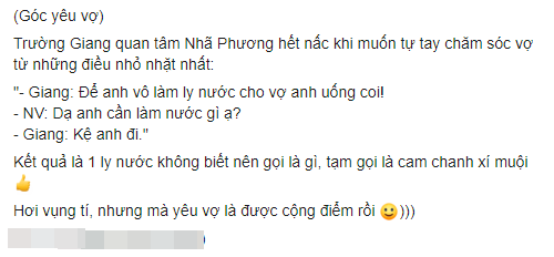 Mặc tin đồn rạn nứt, Trường Giang vẫn tự tay làm những điều nhỏ nhặt này cho Nhã Phương - Ảnh 2.