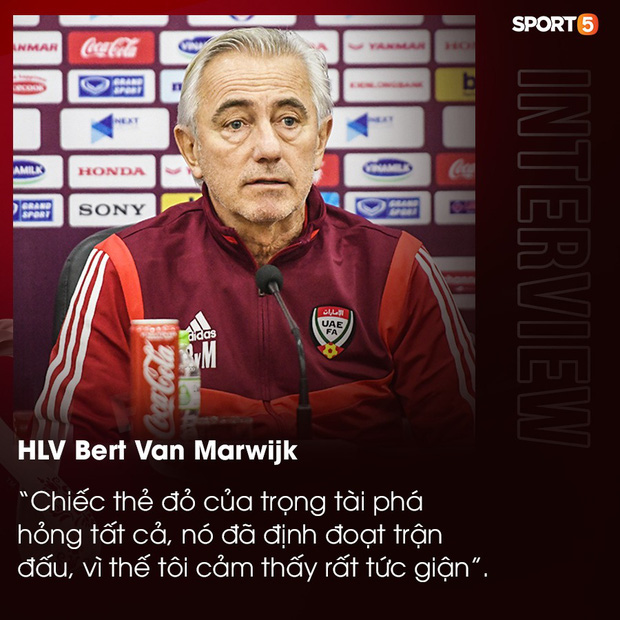 Trở về UAE, HLV van Marwijk vẫn chưa hết bức xúc về tấm thẻ đỏ ở trận thua Việt Nam: Nếu có VAR mọi thứ đã khác - Ảnh 1.