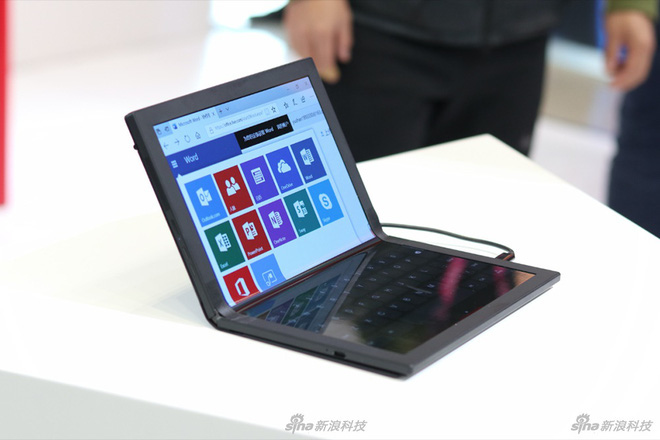 Đây là Lenovo ThinkPad X1 – laptop màn hình gập đầu tiên trên thế giới, dùng màn hình của BOE - Ảnh 1.
