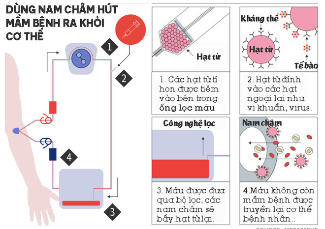 Cỗ máy nam châm có thể hút mọi mầm bệnh ra khỏi cơ thể, từ vi khuẩn, virus cho tới ung thư - Ảnh 1.