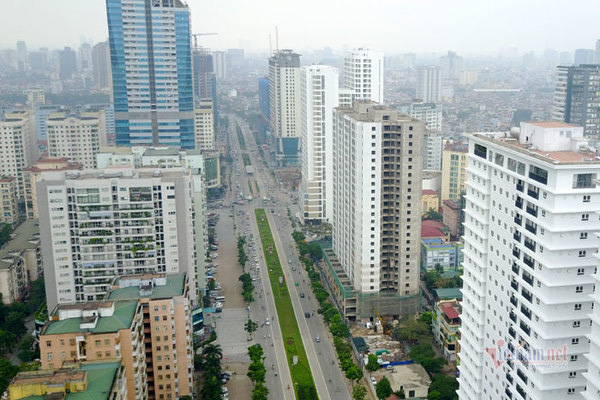 Thanh tra quy hoạch đường ngột thở ở Hà Nội hơn 2km ‘nhồi’ 40 cao ốc - Ảnh 2.