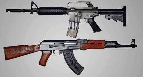 Đọ uy lực súng trường tấn công AK-47 của Nga và AR-15 của Mỹ - Ảnh 2.