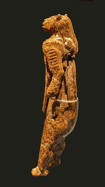 Phát hiện bức tượng sư tử làm bằng ngà voi ma mút 45.000 năm tuổi ở Siberia - Ảnh 2.