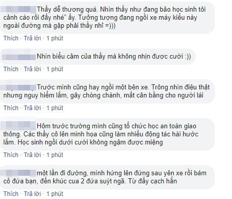 Minh họa những kiểu ngồi sau xe máy sai cách, biểu cảm sương sương của thầy giáo khiến học sinh ôm bụng cười - Ảnh 3.