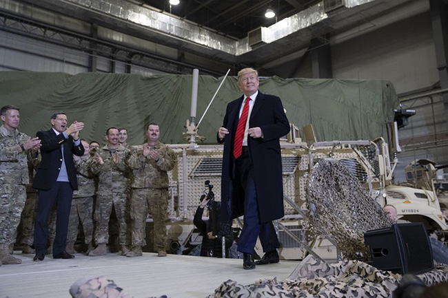 Công tác bảo mật tuyệt đối trong chuyến thăm Afghanistan của Tổng thống Trump - Ảnh 4.