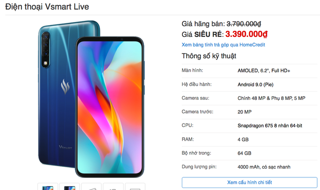 Vsmart Live giảm giá còn hơn 3 triệu: Vô đối phân khúc! - Ảnh 5.