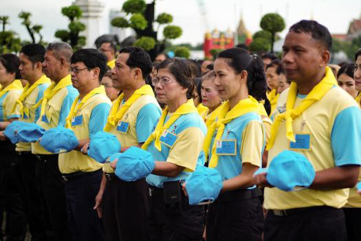 Thái Lan mở khóa huấn luyện trung thành với Nhà Vua - Ảnh 1.