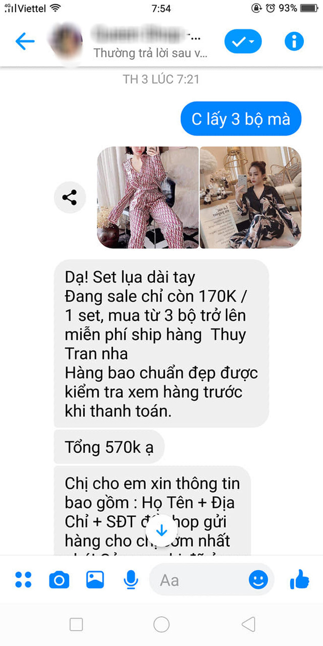 Bỏ 510k mua 3 bộ đồ lụa sang chảnh nhưng nhận về tay chiếc váy khó tả, chủ thớt bất ngờ bị phản dame: Tiền ít mà đòi hỏi nhiều?! - Ảnh 1.