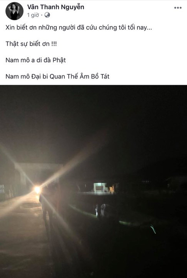 Tin gây sốc giữa đêm: Vân Hugo vừa gặp sự cố xe mất lái, lật lộn vòng ngay trên đường vắng - Ảnh 1. Tin gây sốc giữa đêm: Vân Hugo vừa gặp sự cố xe mất lái, lật lộn vòng ngay trên đường vắng - Ảnh 1.