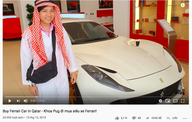 Khoa Pug thử vào cửa hàng review giá siêu xe “rẻ như rau ngoài chợ” ở Qatar, đến nhà hàng còn mang theo… nước mắm để nêm đồ ăn! - Ảnh 1.