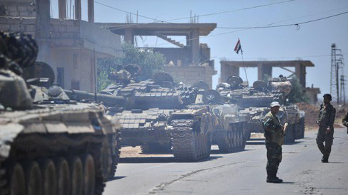 Nga - Syria diễn tập với vũ khí khủng để chuẩn bị cho trận “quyết chiến” ở Idlib - Ảnh 4.