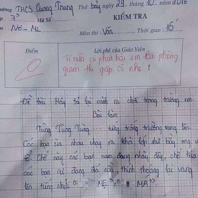 Cô giáo yêu cầu tả chị gái của em, cô bé 6 tuổi đã có pha bẻ lái ngoạn mục khiến khổ chủ cũng cạn lời - Ảnh 3.