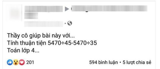 Bài toán lớp 4 yêu cầu tính nhanh 5470:45 - 5470:35, nhiều giáo viên tiểu học đưa ra phương pháp... sai giật mình - Ảnh 1.