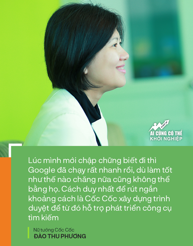 Nữ tướng Cốc Cốc: “Đối đầu với ông vừa giàu, vừa khoẻ như Google là động lực lớn, nhưng phải vừa đi vừa dò mìn để sống sót” - Ảnh 2.