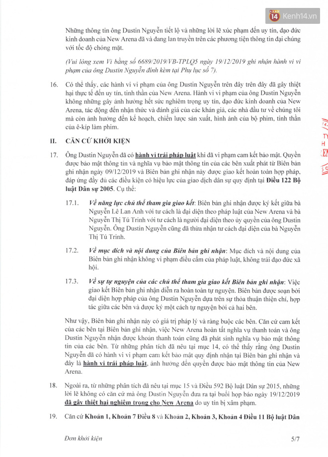 NSX Bóng Đè chính thức khởi kiện Dustin Nguyễn sau phát ngôn tố CGV cắt vai vô đạo đức - Ảnh 5.