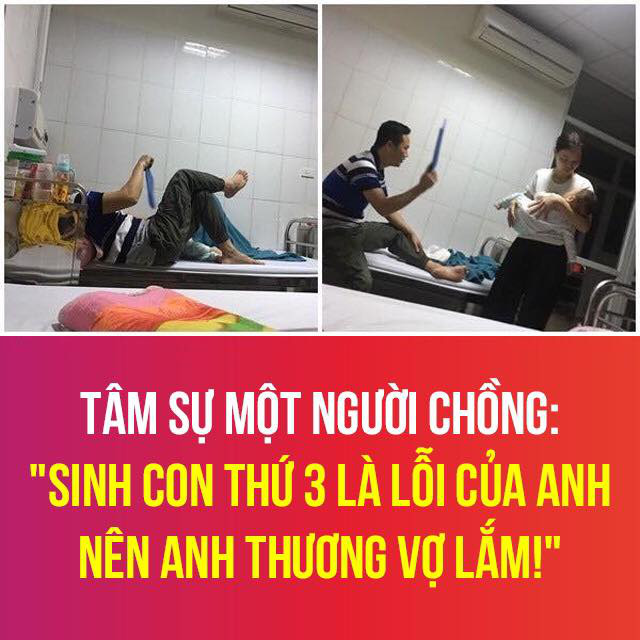 Sinh bé thứ 3 là lỗi của anh và hành động chuộc lỗi ân cần của người đàn ông khiến tất cả ngưỡng mộ - Ảnh 1.