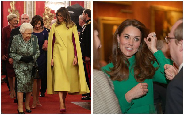 Diện váy 30 triệu đồng, Công nương Kate “cân” cả Hoàng gia Anh, đọ sắc với Đệ nhất phu nhân Mỹ - Ảnh 8.